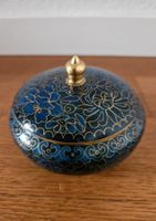 Cloisonné Dose Vintage Asien Email Schatulle Schmuckdose Box