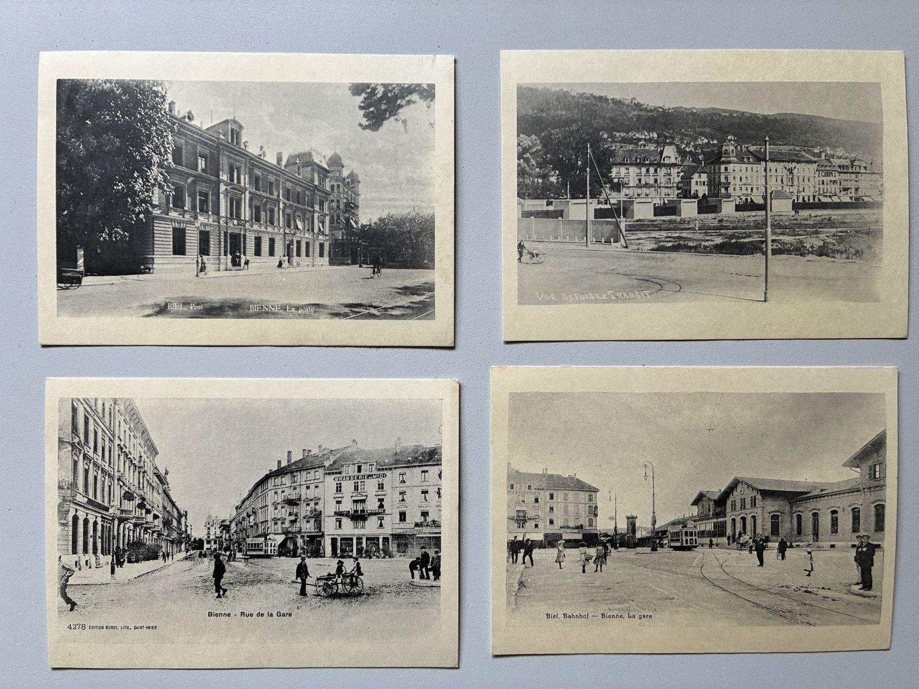 Cartoline postali: Antike Postkarten Biel – Usato da Ammerzwil BE venduto da Frama0 2