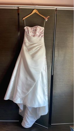 Elegantes Braut einmal getragen, Grösse 38/40