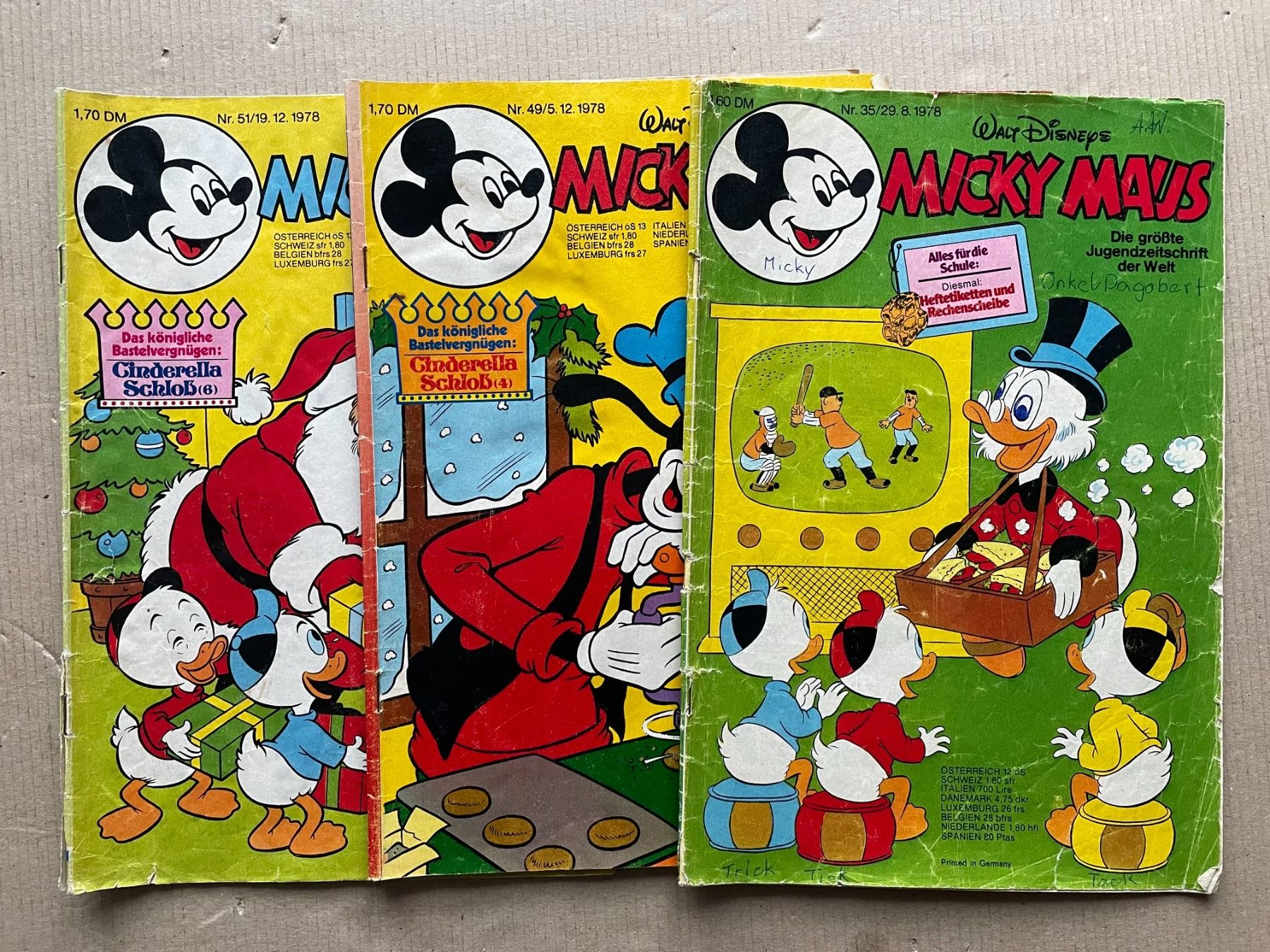 BD: Micky Maus 1978 (3 Heft) – D'occasion à Pratteln par 66werni