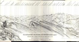 Rochers de Naye Panorama 1883 von Imfeld