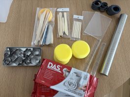 Set zum Tonen mit Zubehör