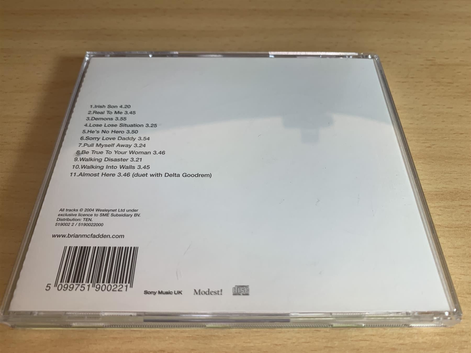 CD: Brian McFadden – Irish Son – Usato da Rikon im Tösstal venduto da Alpenmutz 1