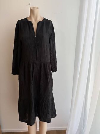 Lanius Musselinkleid schwarz Gr. 34/36/38 / XS/S/M