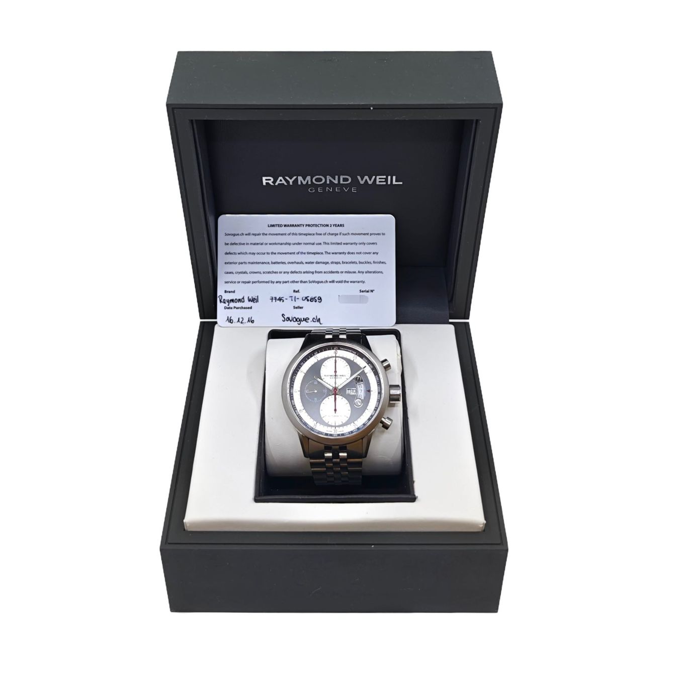 Raymond Weil Orologi: Raymond Weil Freelancer Chronograph (Full set 12.2016) – Usato da Montreux venduto da CashPay_Montreux 7