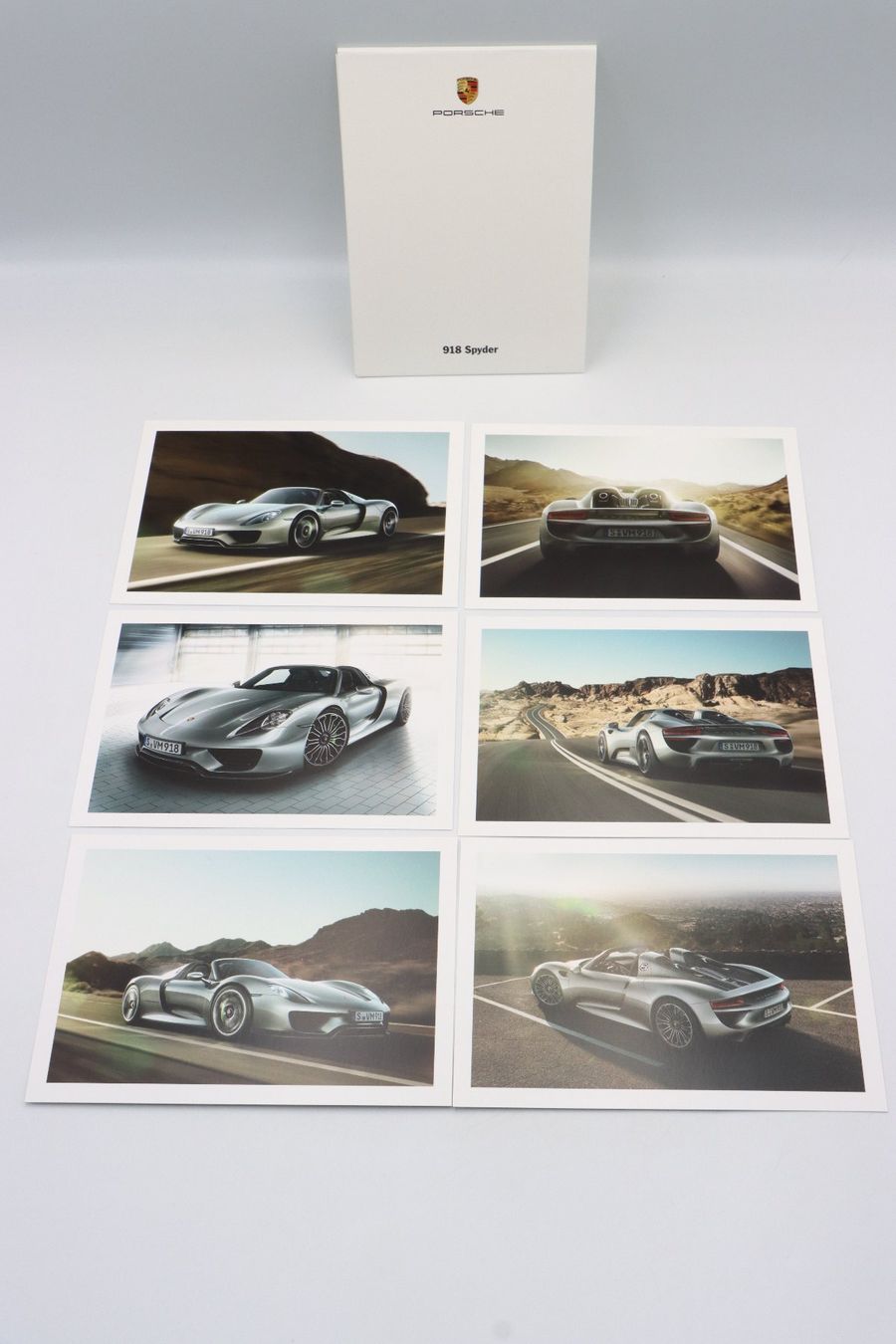 Porsche Documenti: Porsche 918 Spyder 2012 Postkarten / Prospektkarten – Usato da Bühl b.Aarberg venduto da Collectorpassions