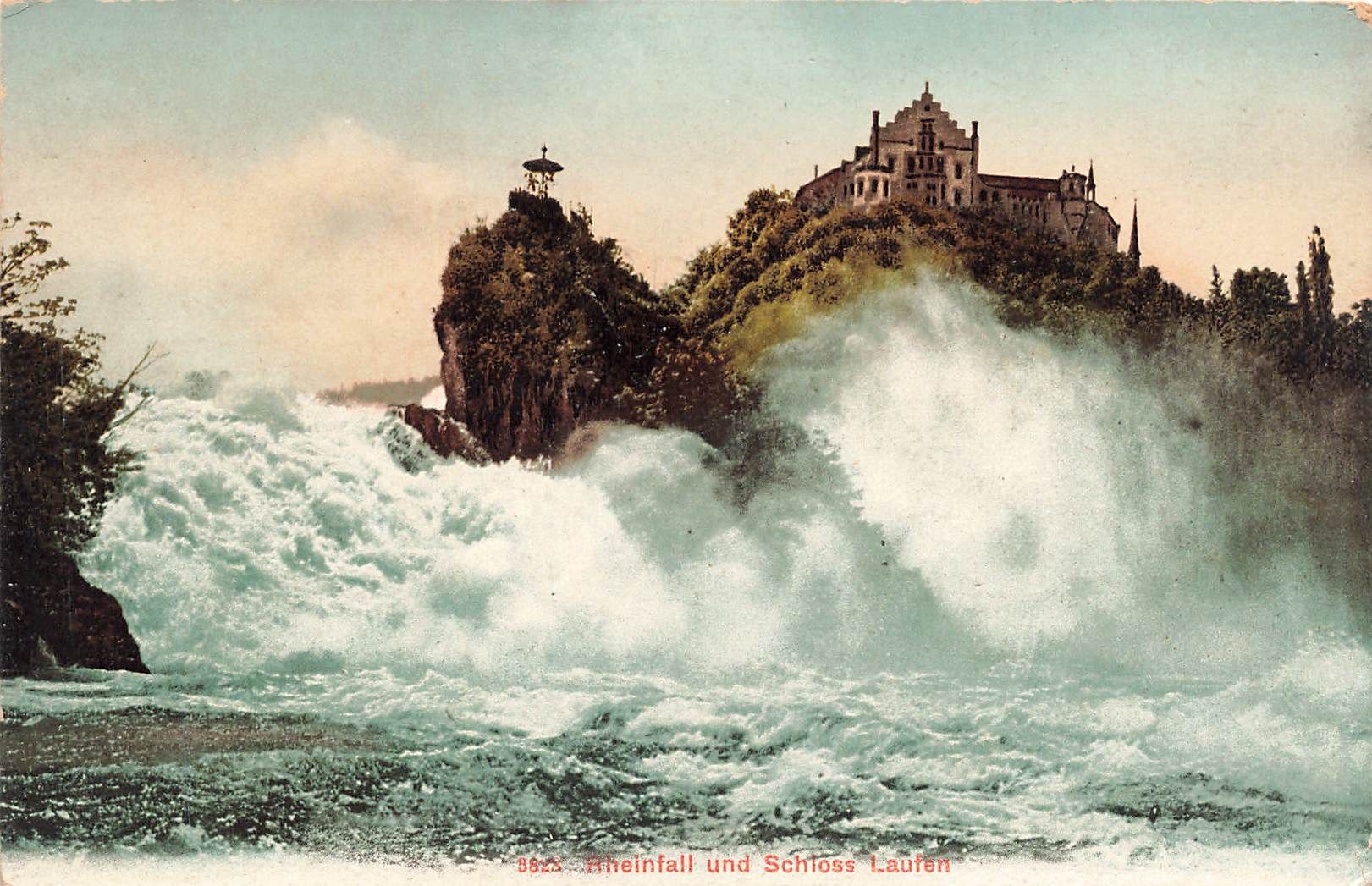 Cartoline postali: Rheinfall schloss – Usato da Biasca venduto da Blenio71