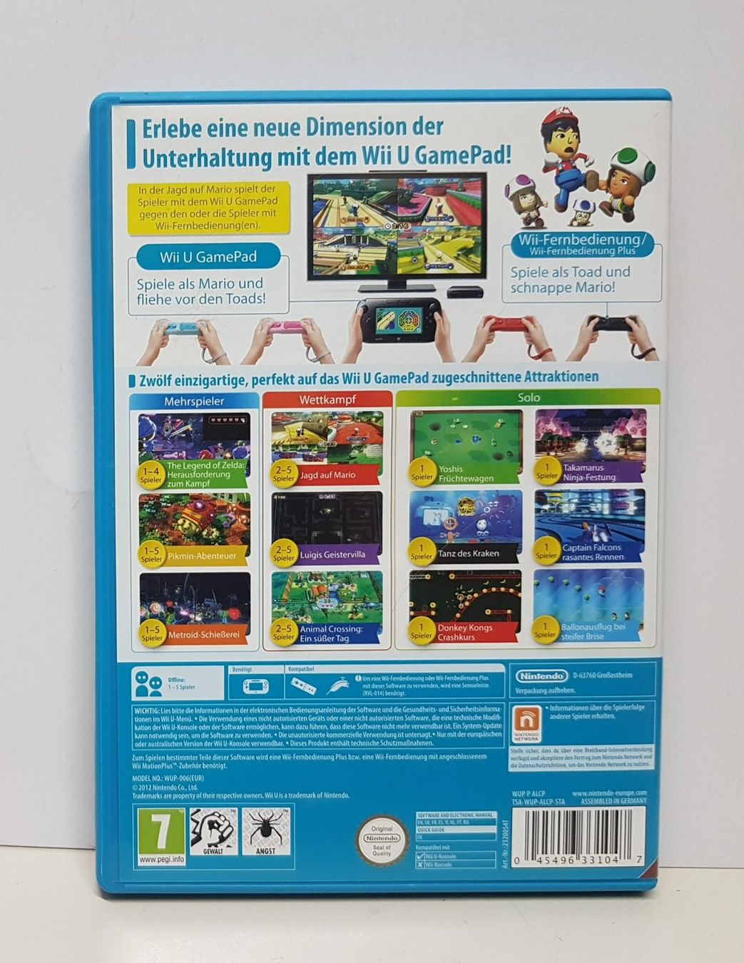 Nintendo Giochi: Nintendo Land  12 einzigartige Attraktionen  Wii U – Usato da Schüpfheim venduto da Games_Spielkonsolen 2