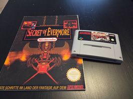 SNES - Secret of Evermore inkl. offizieller Spieleberater
