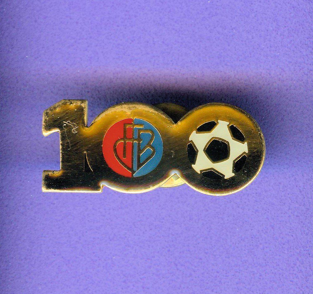 FC Basel Placchette & Badge: FC BASEL 100 JAHRE – Usato da Winterthur venduto da Sammleroase