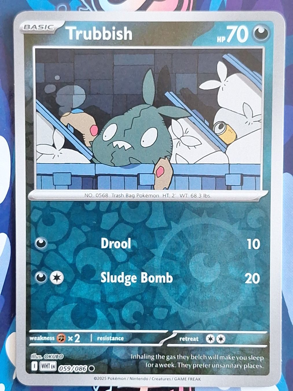Pokémon Carte collezionabili: Trubbish - Reverse Holo Pokemon White Flare - #7.5 – Usato da Altstätten SG venduto da GGsGameshop