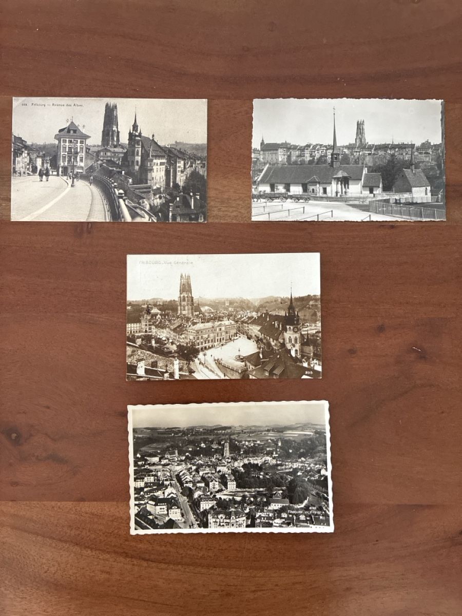 Cartes postales: 9 Ansichtskarten Schweiz von Freiburg FR.  C – D'occasion à Oftringen par Cla.vD.74 2
