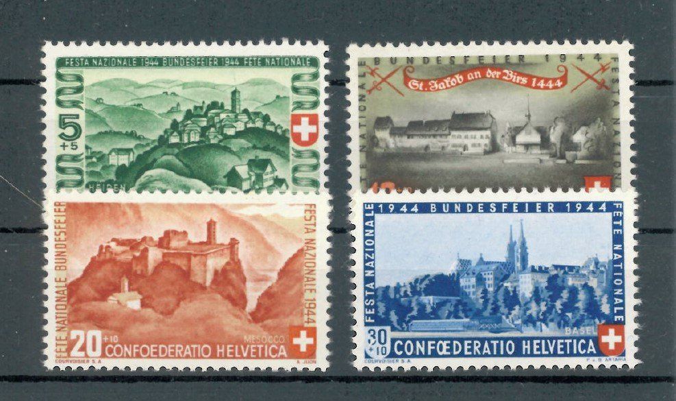 Tous les timbres: Pro Patria, 1944, postfrisch ** – Neuf (Voir description) à Lupfig par lubor