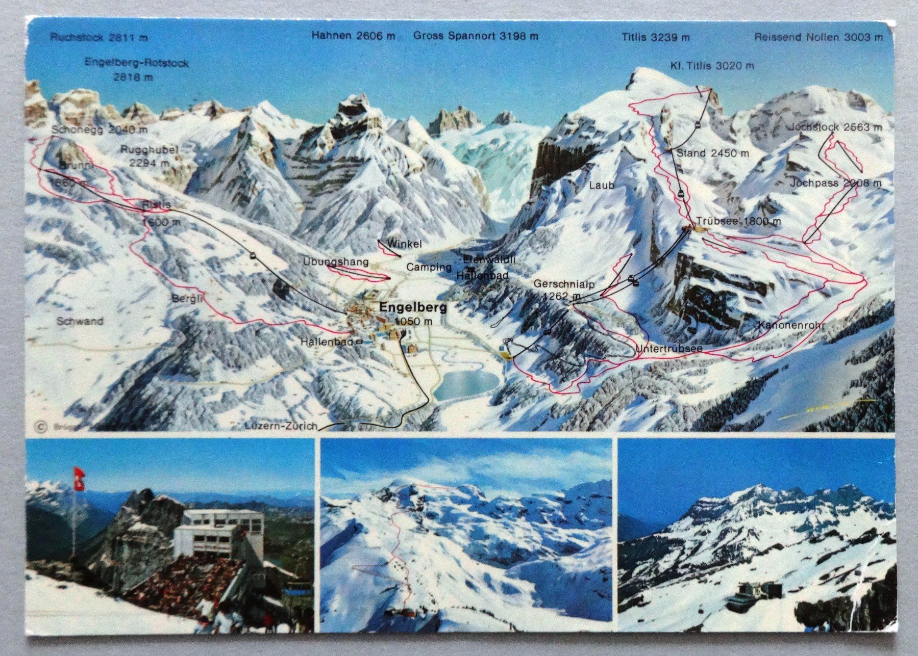 Ansichtskarten: Engelberg 1050-3200 m – Defekt aus Fétigny von Billy2miny