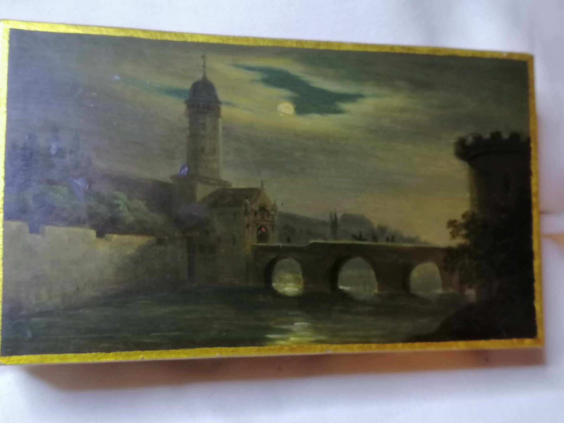 Altro in Decorazioni & Accessori: 2 Dosen mit Lithographien, 50 iger Jahre – Usato da Rheinfelden venduto da Cleopatra2000 1