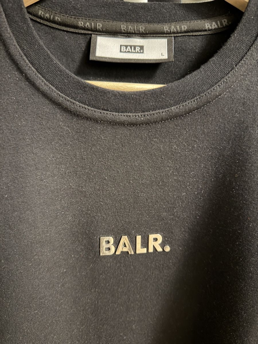 Pullover & Sweatshirts: Balr. Herren Kurzarm Pullover Zip Schwarz Gr. L – Gebraucht aus Bönigen von F4IR 1