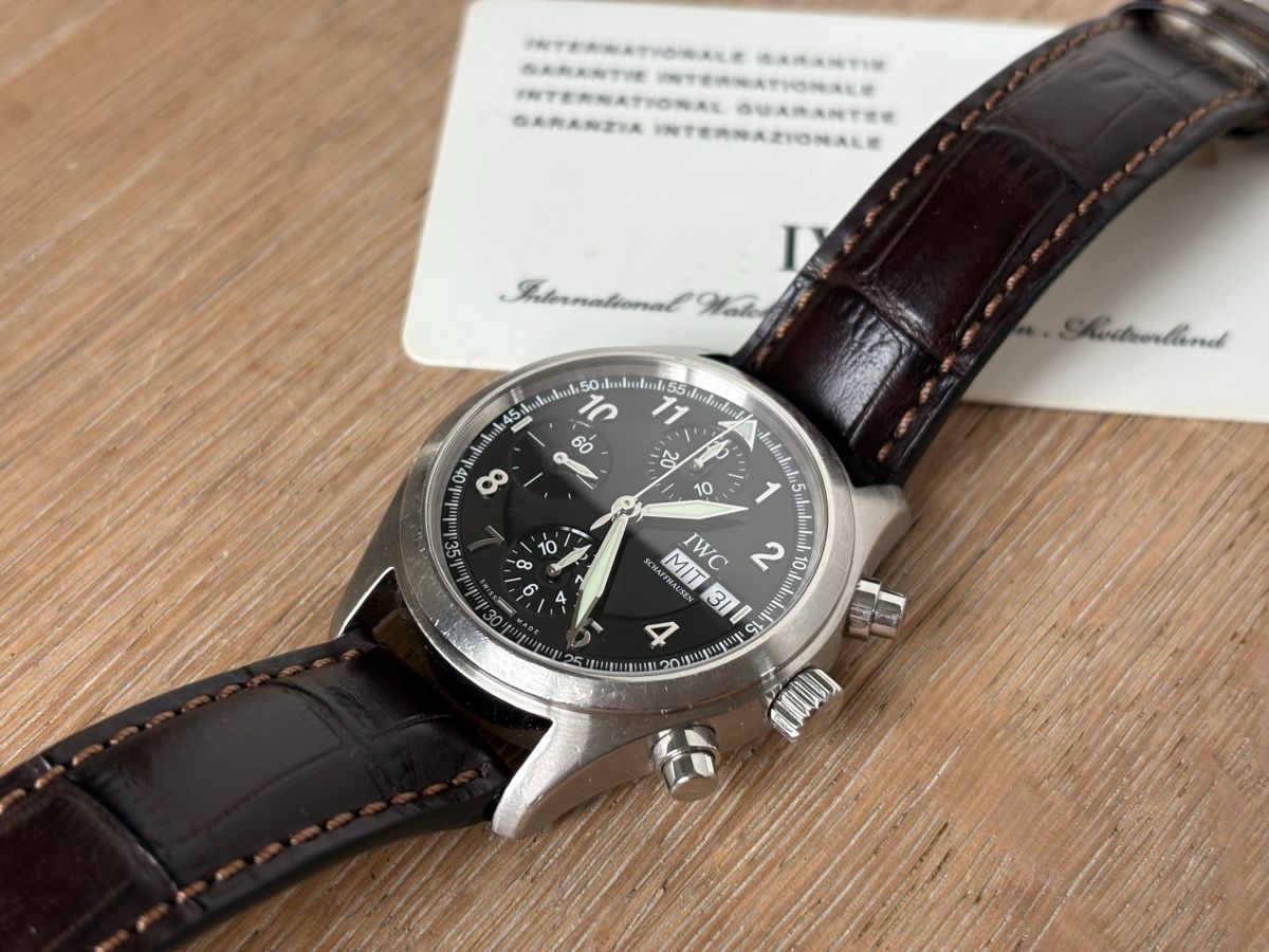 IWC Uhren: IWC Pilot’s Chronograph Spitfire Ref. 3706 – Gebraucht aus Maennedorf von Petraam