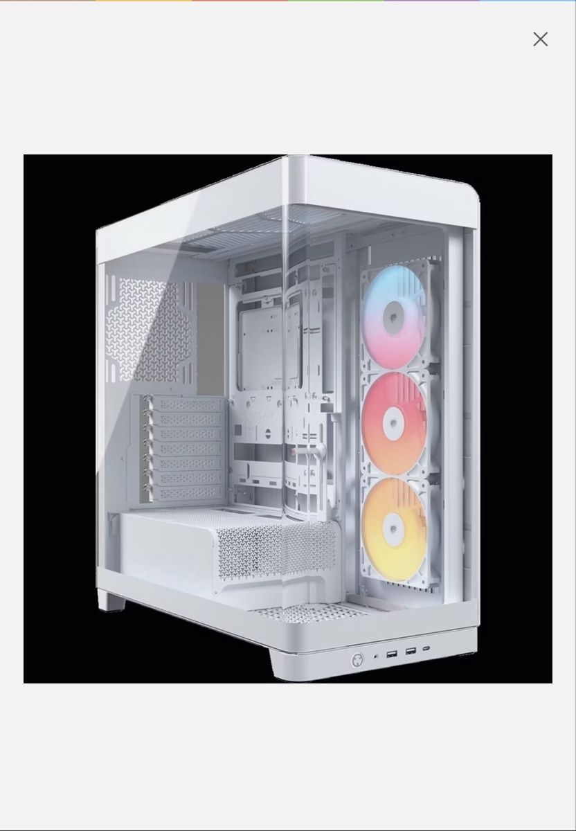 Corsair Gehäuse: PC Case Corsair FRAME 4500X RS-R ARGB – Neu und originalverpackt aus Wohlen AG von mih_675k
