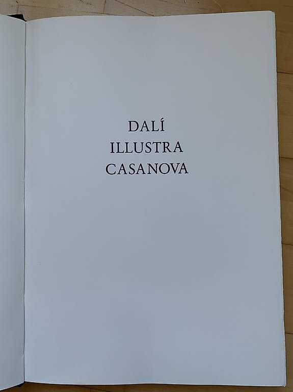Libri: Dali: Salvador Dali Illustra Casanova – Usato da Bülach venduto da hesigi 2