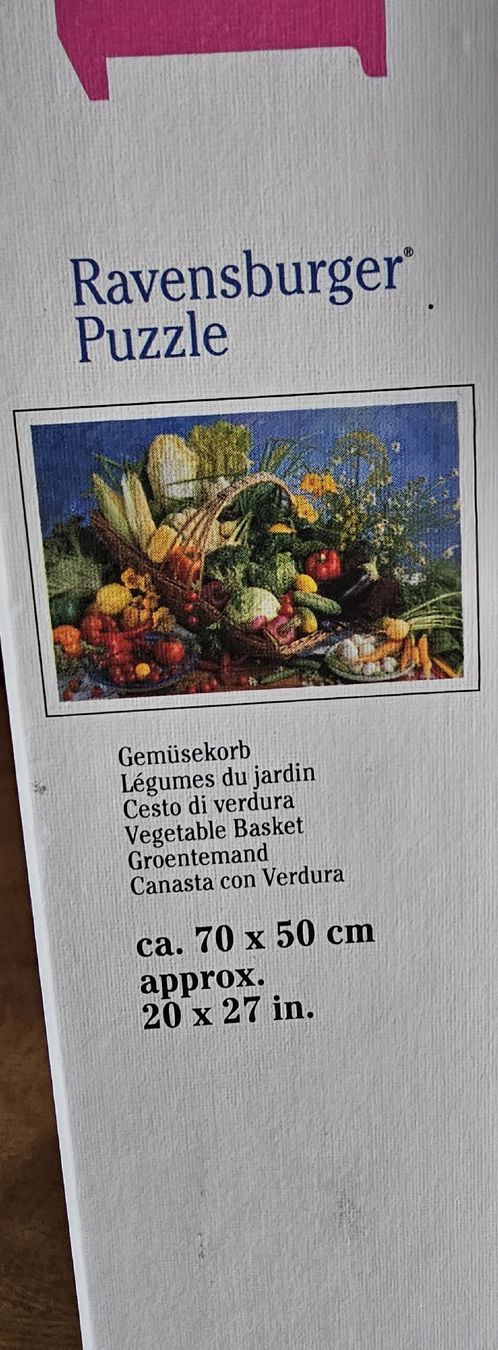 Ravensburger Puzzle: Ravensburger Puzzle "Gemüsekorb"  1000 Teile – Usato da Bütschwil venduto da Taranabo 1