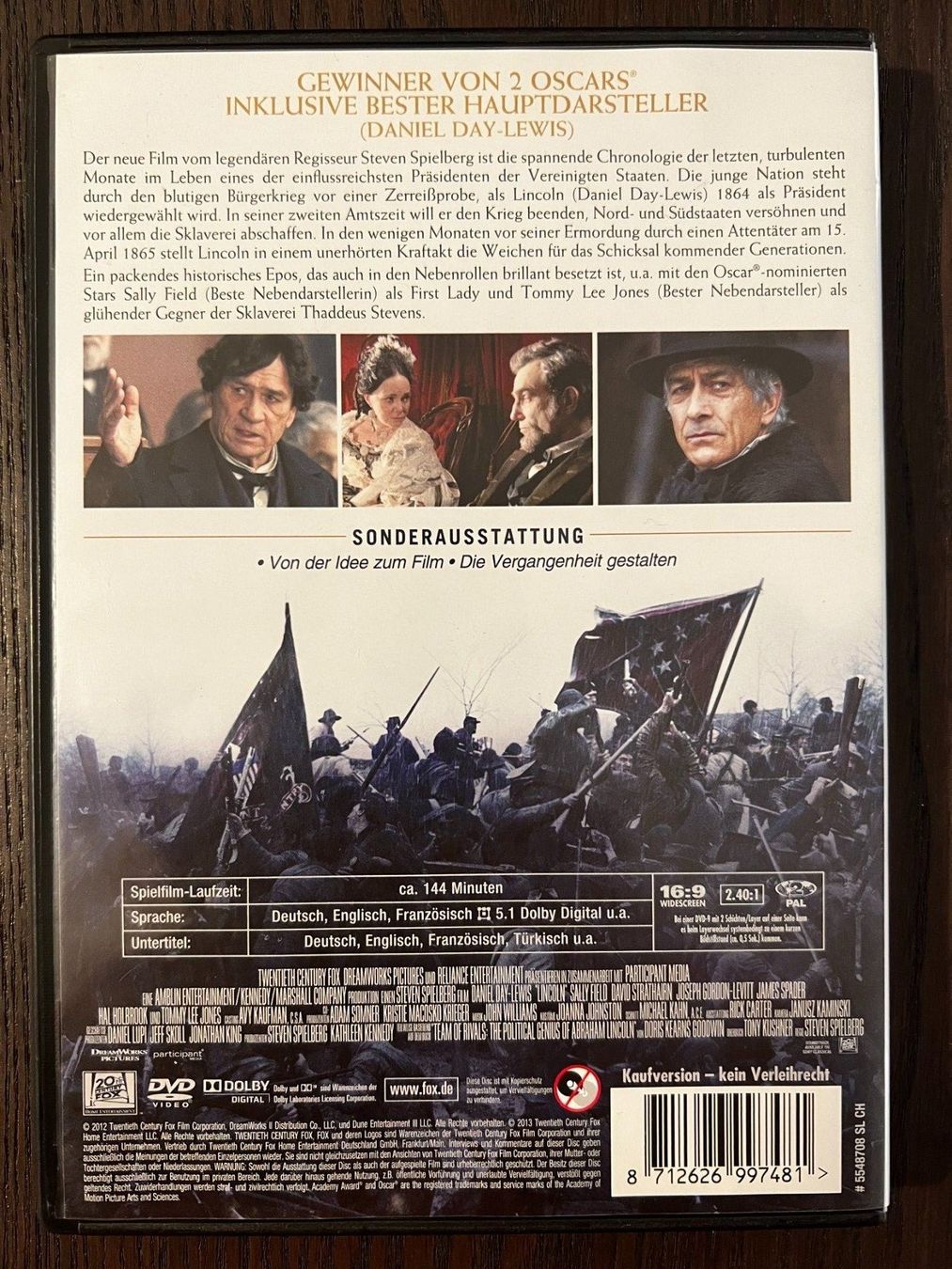 Tutti i DVDs: Lincoln – Usato da Zürich venduto da FilmFreunde 1