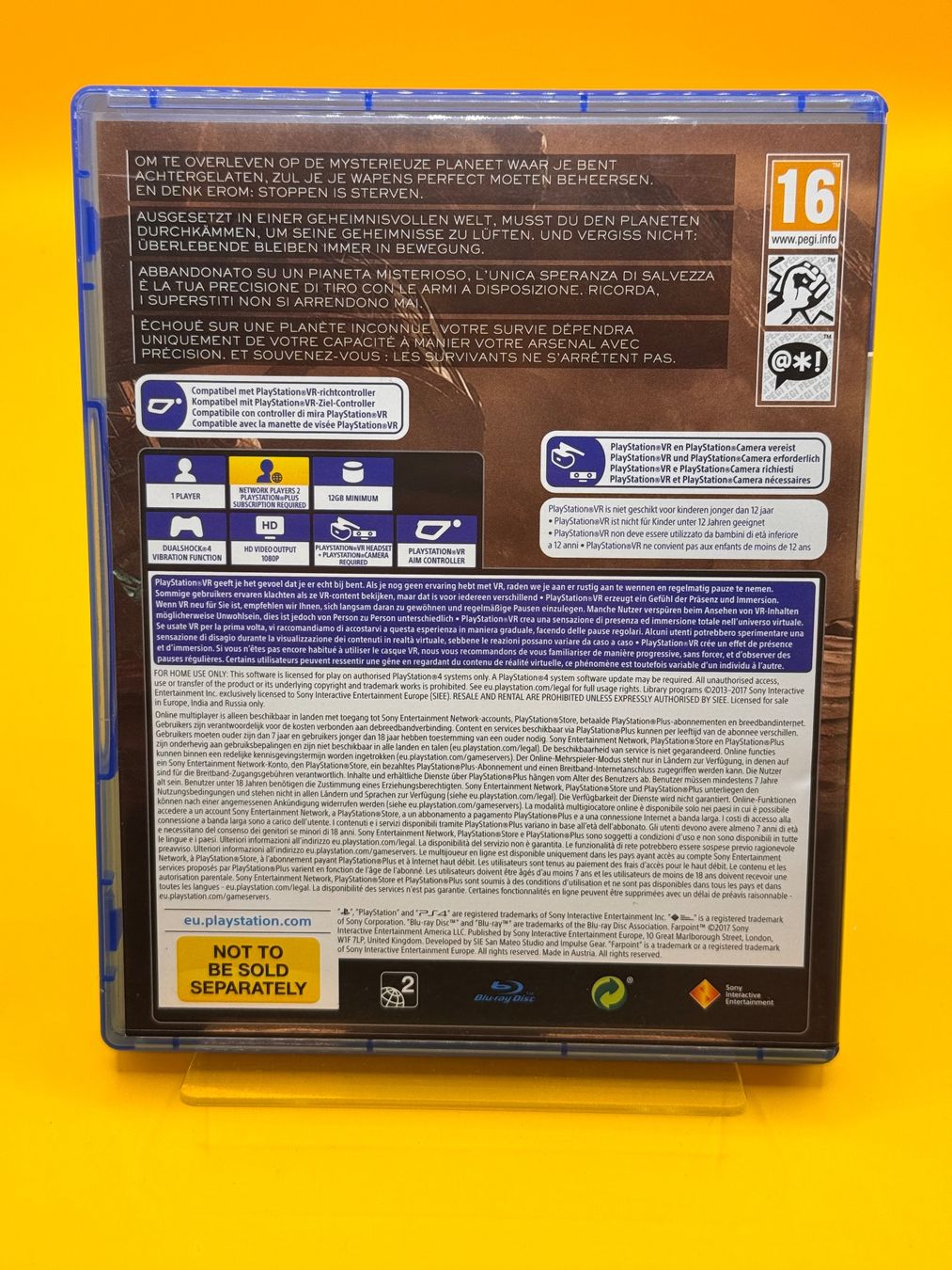 Sony Jeux: PS4 Spiel Farpoint mit VR Modus – D'occasion à Oberwil b. Zug par silver2024 1