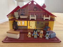 Bluey Spielhaus mit Figuren guter Zustand
