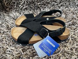 Birkenstock, Tulum, Veloursleder, Gr. 39, Softfussbett, NEU