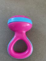 Nuby Beissring Greifring Rassel rosa blau Baby Spielzeug