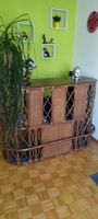 Retro Bar, Rattan, Vintage, Sommerparty Deko, gut erhalten.