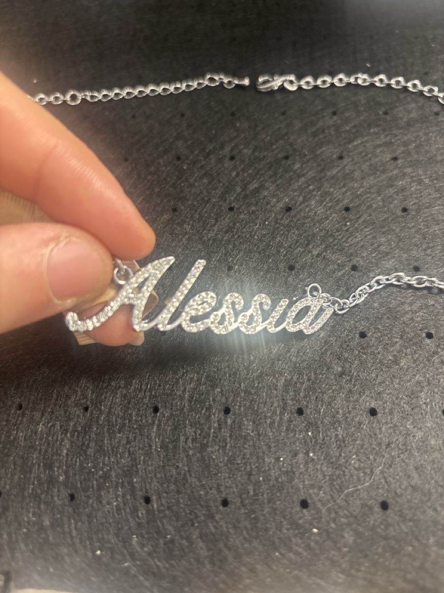 Ketten: Collana nome "Alessia" con strass nuova – Neu und originalverpackt aus Giubiasco von cri_mzc6 3