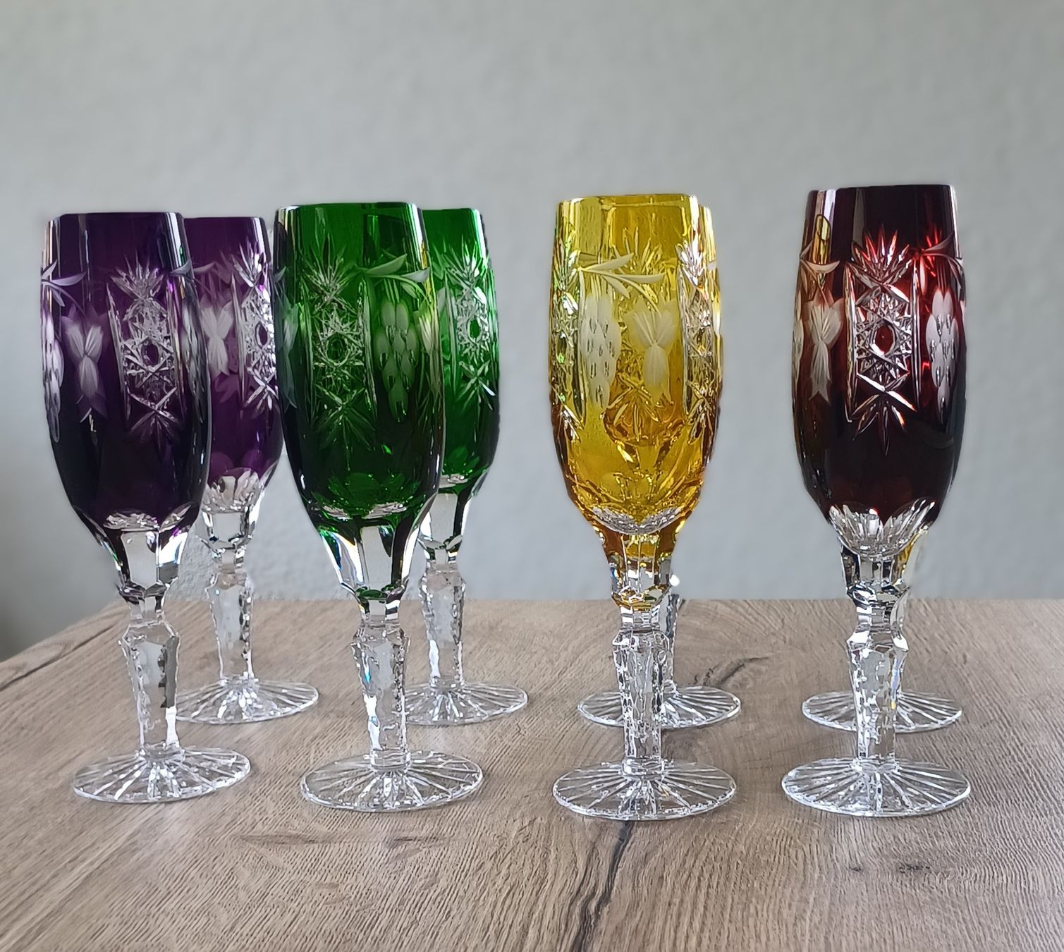 Bicchieri: 8 Ajka Bleikristall Champagnergläser – Nuovo (secondo la descrizione) da Alpnach Dorf venduto da jkp_k62jg