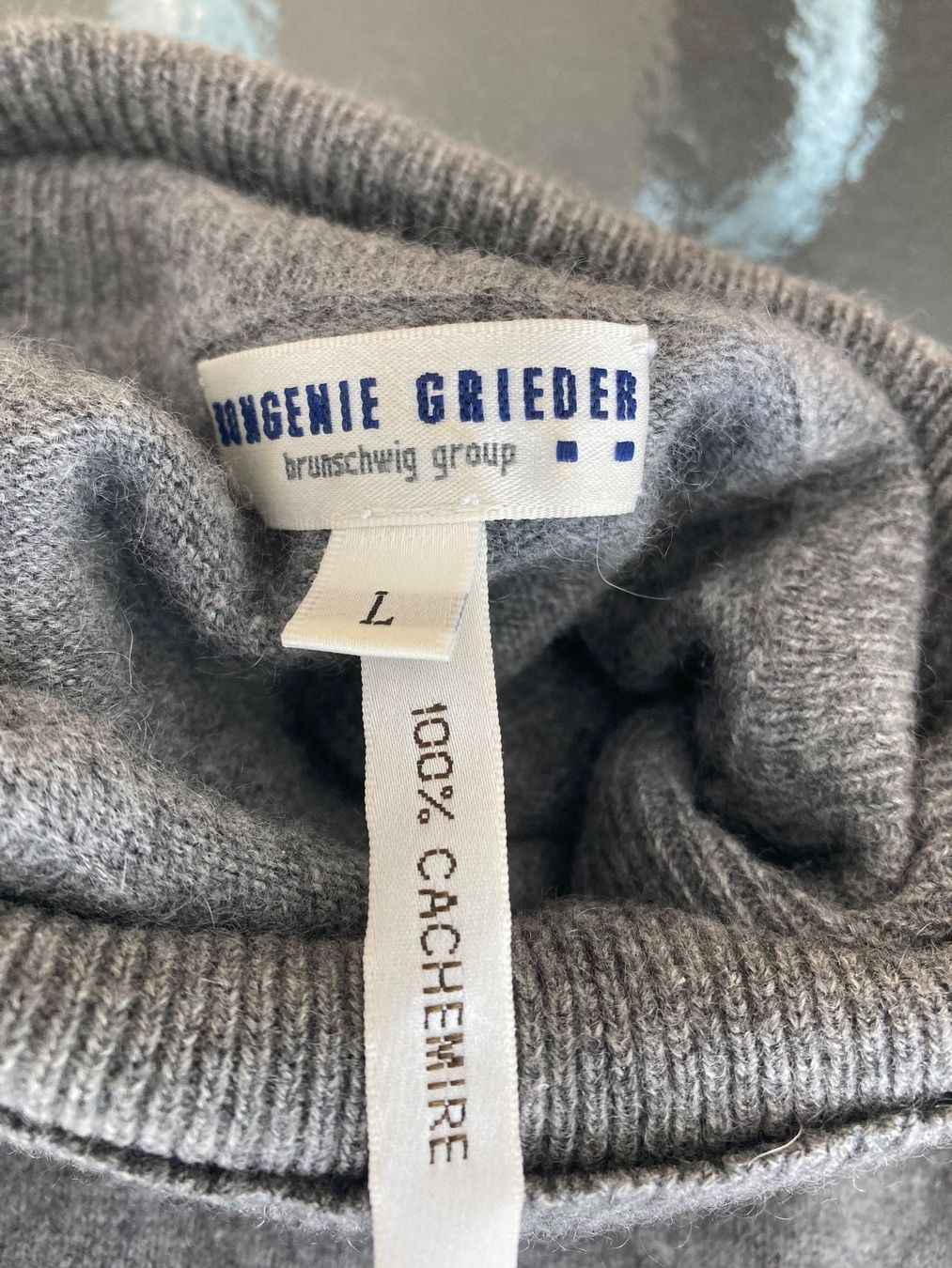 Bongénie Grieder Pullover & Sweatshirts: Bongenie Grieder Rollkragenpullover, L, 100% Kaschmir, grau – Gebraucht aus Zürich von einefreude 7