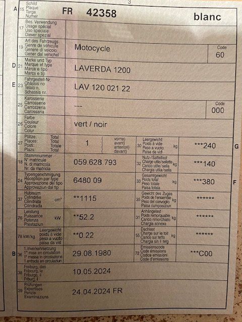 Laverda Strada: laverda 1200 – Usato da Ursy venduto da DK8 3