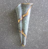 Mid Century Wandvase Keramik, Jasba, "Jasbatina" 50er/60er