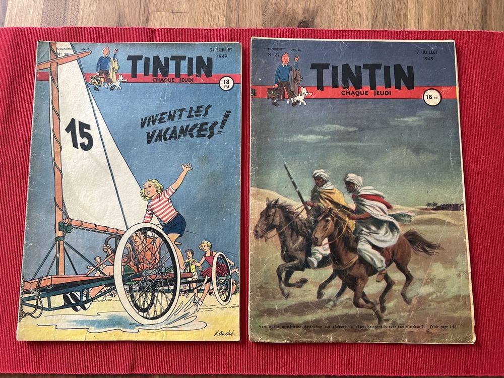 1949 Tintin Tim Comics von Hergé, Alix v. Jacques Martin (Gebraucht) in ...