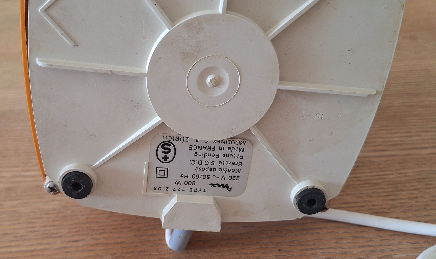 Moulinex Küchengeräte: Moulinex Küchenmaschine, Vintage – Gebraucht aus Adlikon b. Andelfingen von Kraemse 3