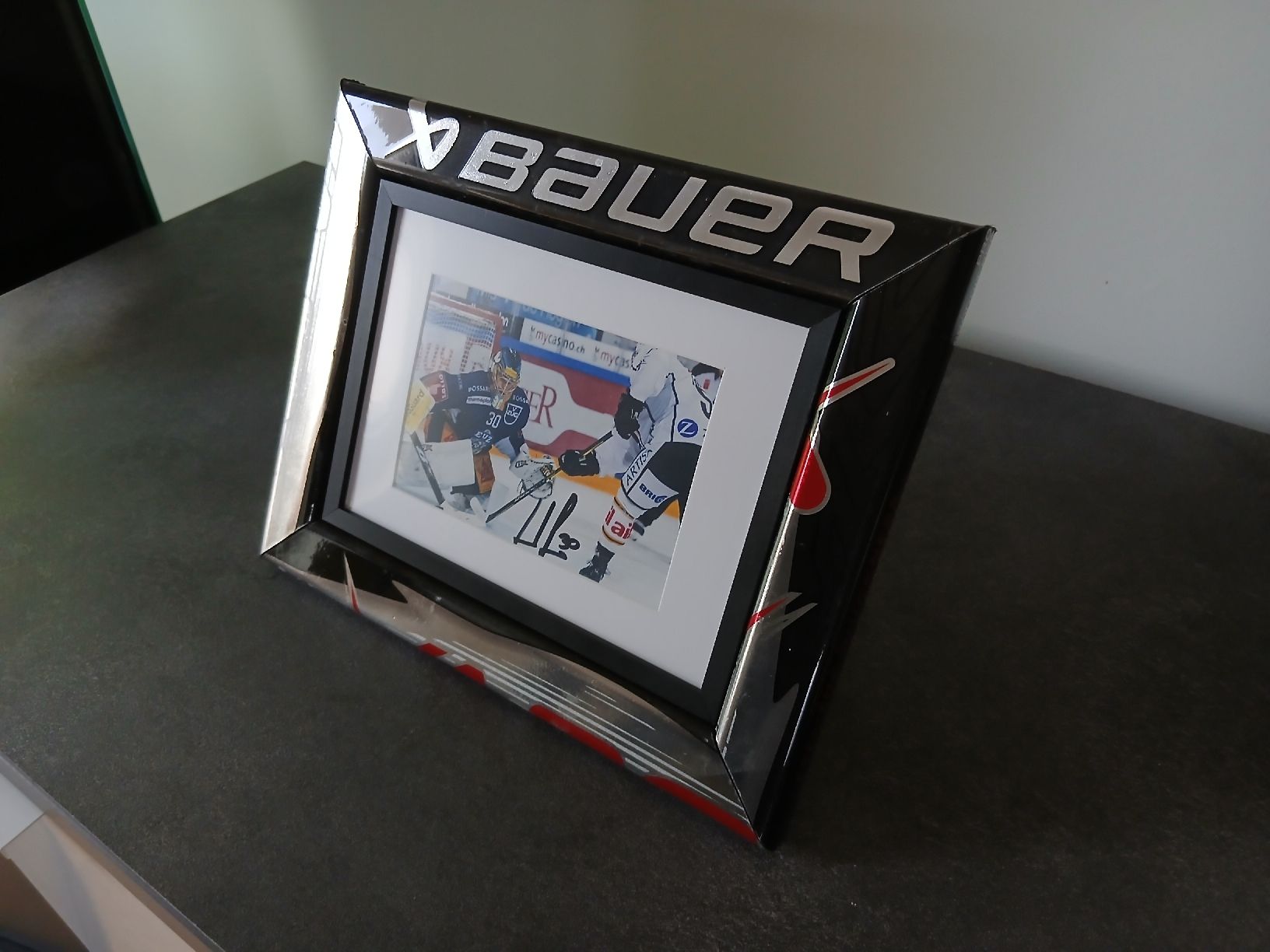 Hockey stick frame for photos, EVZ, HCAP, HCL, SCB, SCL, NHL (Gebraucht ...