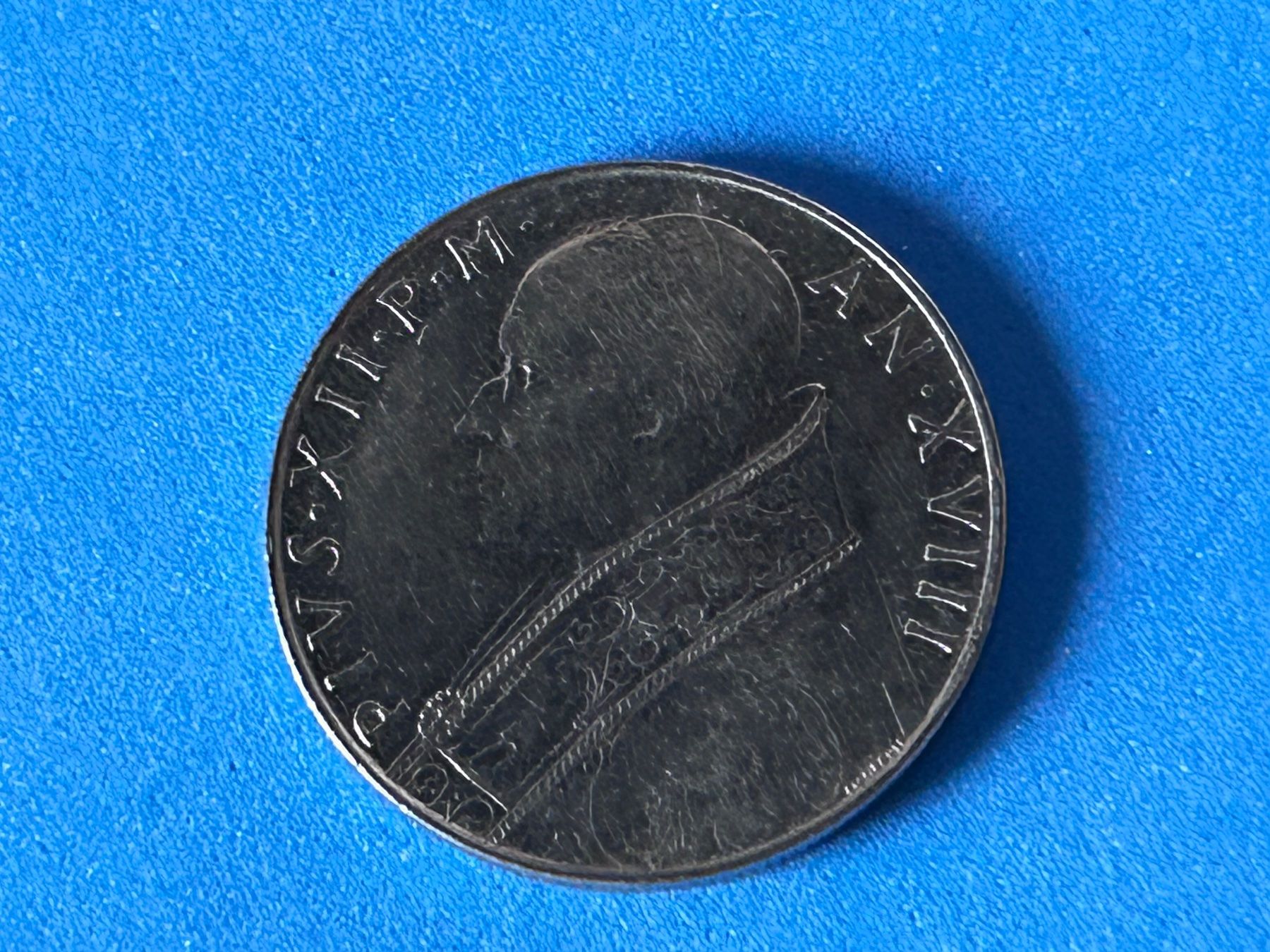Tutti le monete: Vatican - 100 Lire - Pius XII 1956 – Usato da Corcelles NE venduto da AJKader 5