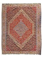 Antique Kilim persan SENNEH laine noué main Iran 315x208