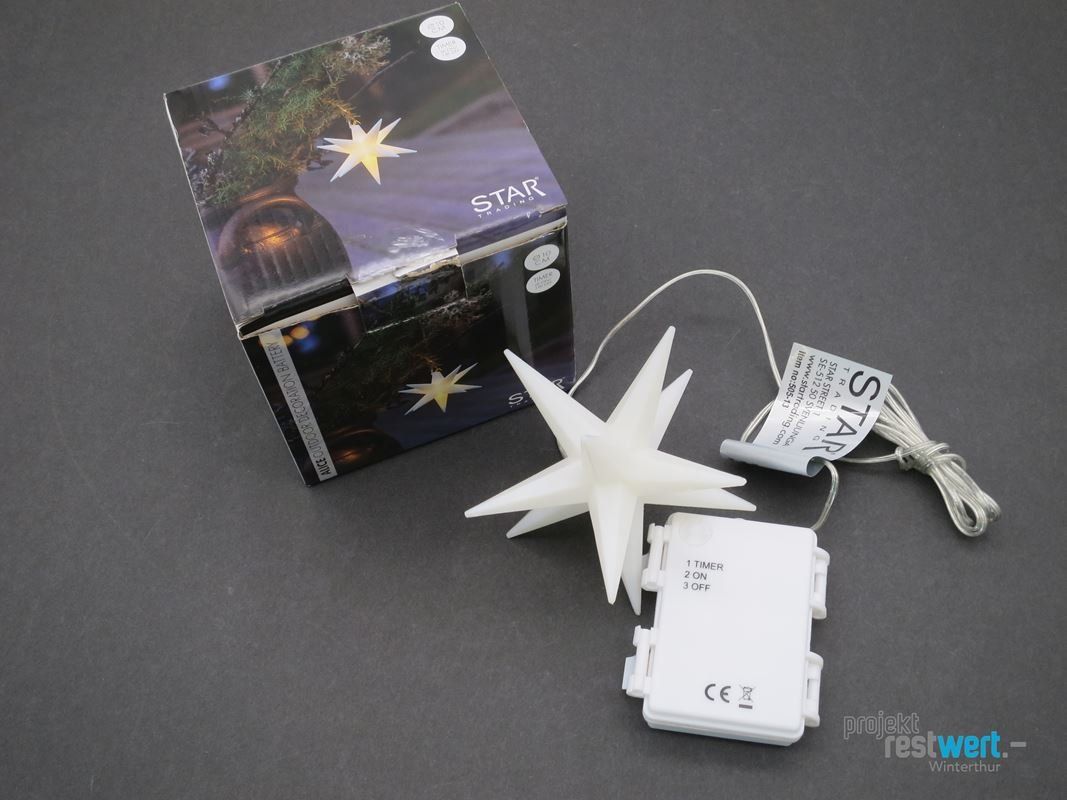 Alle Dekorationen: STAR TRADING LED 3D-Stern 10cm – Neu (gemäss Beschreibung) aus Winterthur von Restwert_Winterthur 1