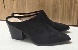  Mules Grösse 39 schwarz neuwertig