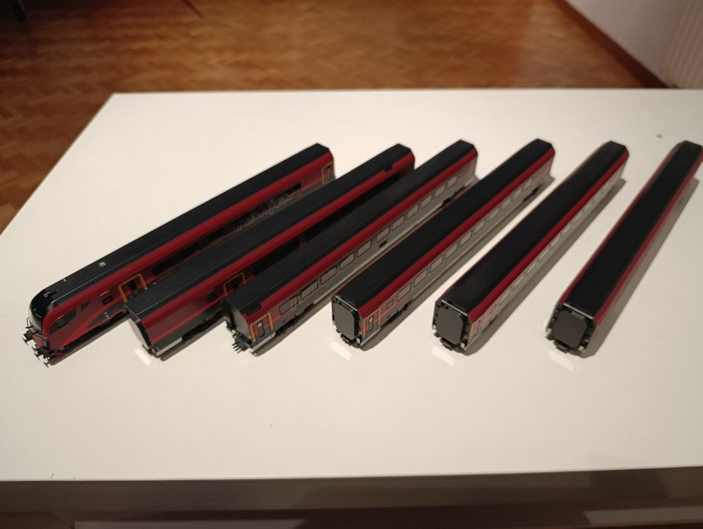 Railjet Roco DC complet 
