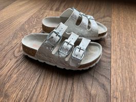 Sandalen / Pantolette Superfit Gr. 25, silber Schuhe