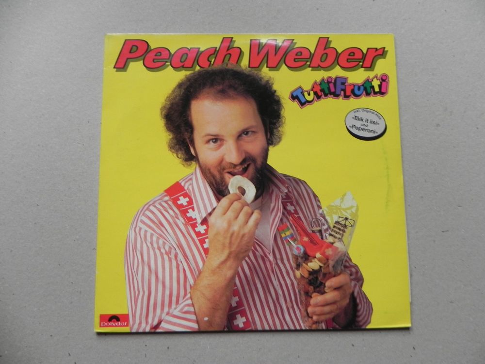 LP Peach er Schweiz Humor Witz Kabaret 1988 Tutti Frutti Kaufen