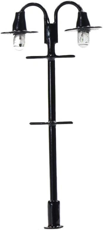 Lampade: 5 Stk. Straßenlaternen  Spur N 1: 160 – Nuovo e nell'imballaggio originale da Ueberstorf venduto da Hebo1
