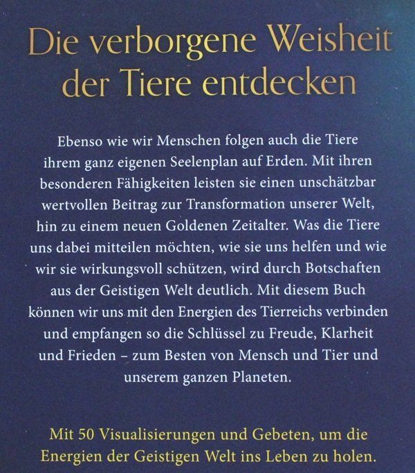 Bücher: Die Botschaft der Tiere - Diana Cooper – Gebraucht aus Schlatt TG von annesbuecher 1
