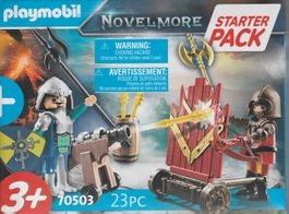PLAYMOBIL NOVELMORE 70503 STARTER PACK CAVALIERI DI NOVELMOR