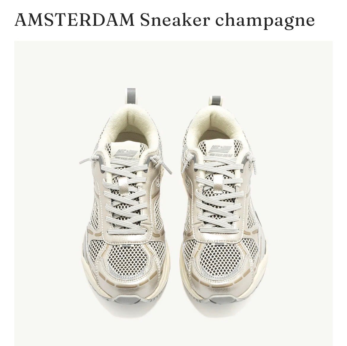 Damenschuhe: MRP Amsterdam sneaker champagne 39 – Gebraucht aus Winterthur von madame05 2