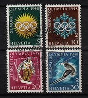 1948 Serie Sondermarken Olympia